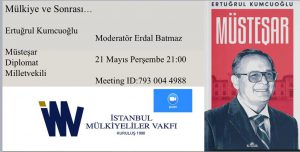 Sayın Ertuğrul Kumcuoğlu ile "Mülkiye ve Sonrası"